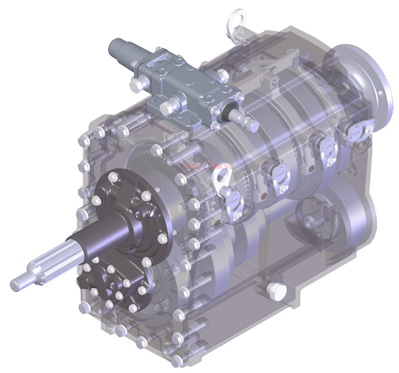 Общая компоновка коробки передач